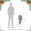 3' Pre-Lit Flocked Christmas Faux Swag with Lights