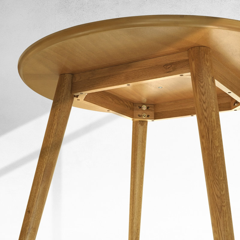 36" Round Dining Table, Oak