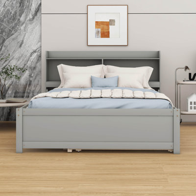 Full Bed With Trundle & Bookcase Included
