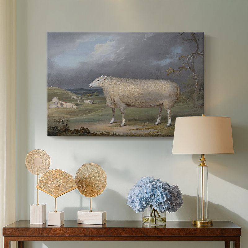 A New Leicester Ewe-James Ward-Gallery Wrapped Canvas-c. early 19th Century, 40 x 60