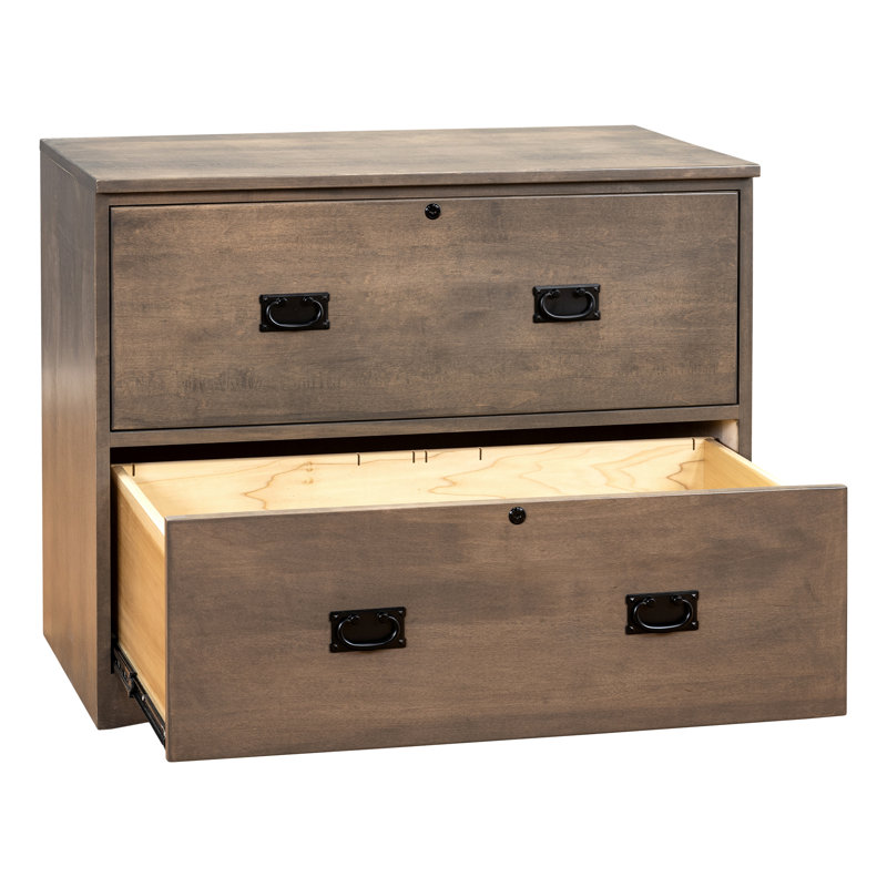 2 - Drawer Lateral Filing Cabinet, Gray