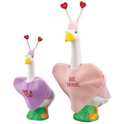 Conversation Heart Duo Goose, Baby and Outfits