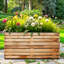 Large Rectangular Planter - Metal Rectangular Planter Box with Drainage Holes for Indoor and Outdoor Use-1679973997