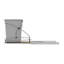 Rev-A-Shelf Poubelle escamotable, gris, 54WC-1535SC-17-1-101820384-101820389-101820388