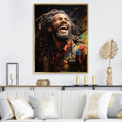 Raga Bob Marley Portrait - Pop Art Wall Art