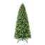 Arbre de Noël 6 pi avec 1032 pointes en PE + PVC - Arbre de Noël plein corps avec branches articulées, assemblage facile, support en métal stable, décoration de Noël vert classique-1494745616