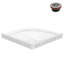 Base de douche ronde en PP blanc brillant avec drain central Streamline