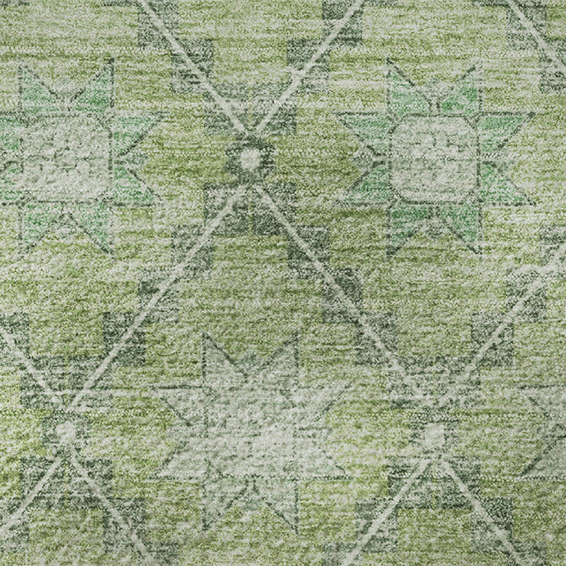 Premium Machine Washable Crestover AMF1858 Lattice Rug, Rectangle 8' x 10'