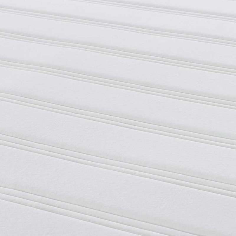 Vidaxl Bed Mattress With Mattress Blue Fabric, European Single (90 x 200 cm)