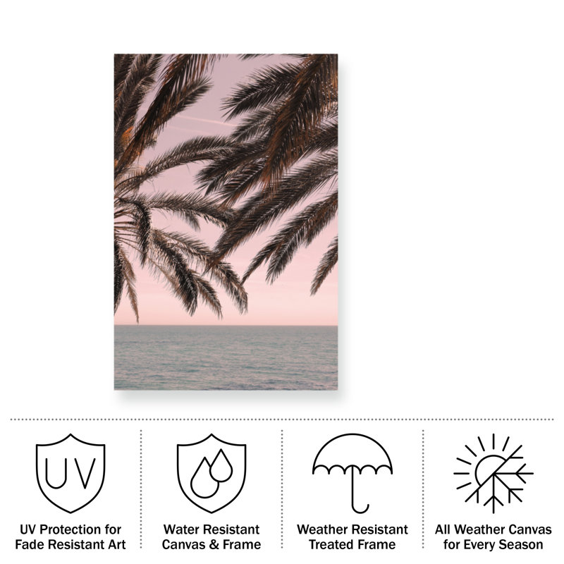 «Picufy Studio III Palm 11», reproduction sur toile, H 24 po x l 16 po
