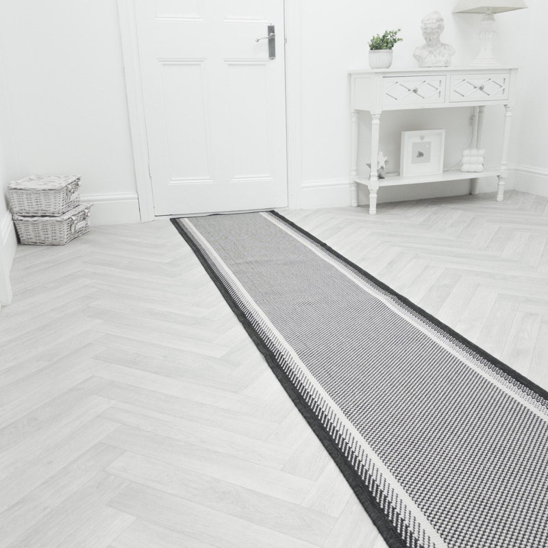 Runner Chequered Flatweave Area Rug, Runner 60 x 150 cm