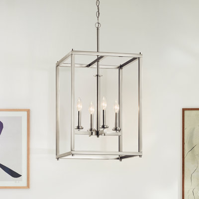 Crosby 4-Light Brushed Nickel Pendant