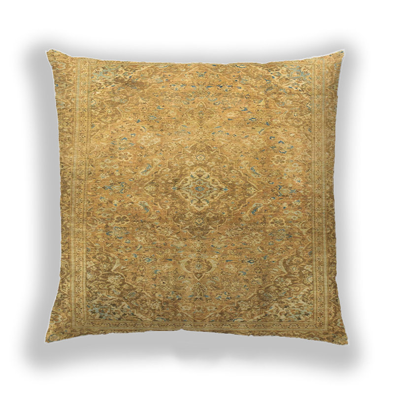 Housse et insert de coussin carré Ehrentraut, Microsuède