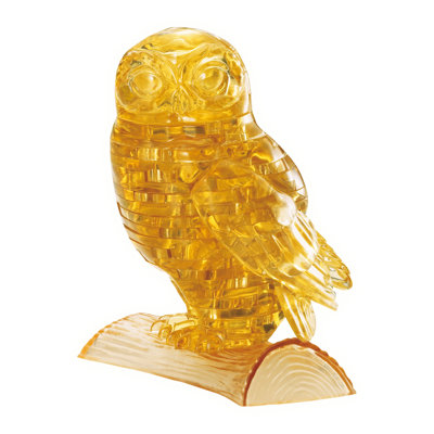 Casse-tête en cristal 3D hibou