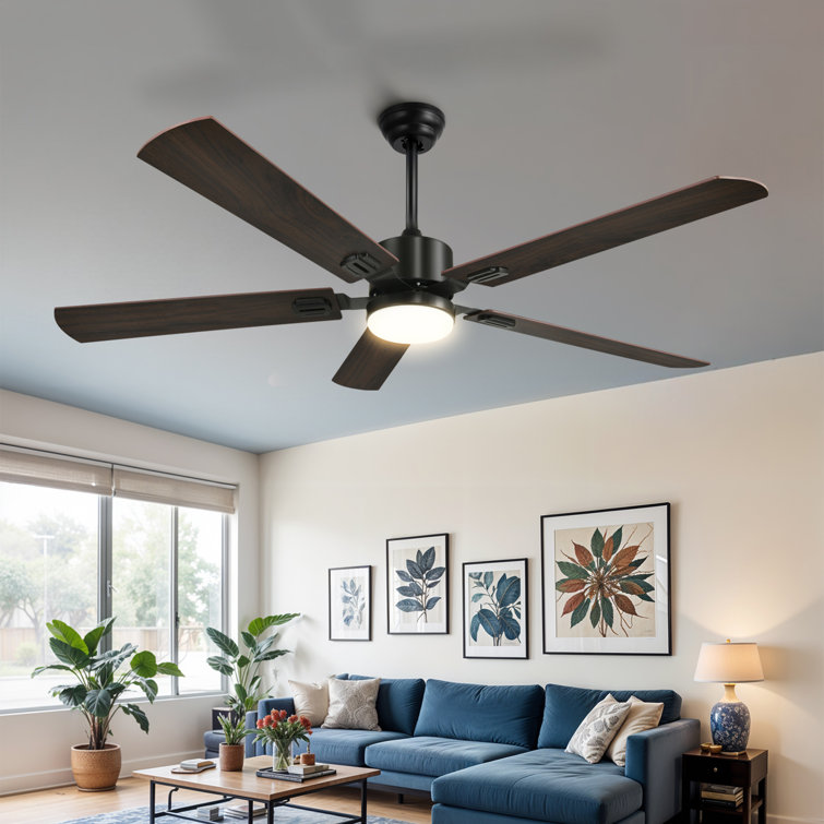 Laquaysha 60'' Ceiling Fan with LED Lights