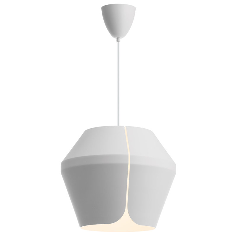 Geter 1 - Light Cylinder Pendant, White