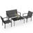 Onika 4 Piece Patio Conversation Set-1014279398