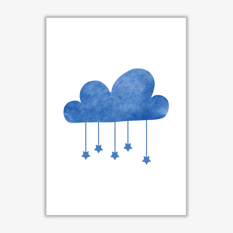 Cloud - Painting, 30 cm H x 21 cm W x 1 cm D, No Frame