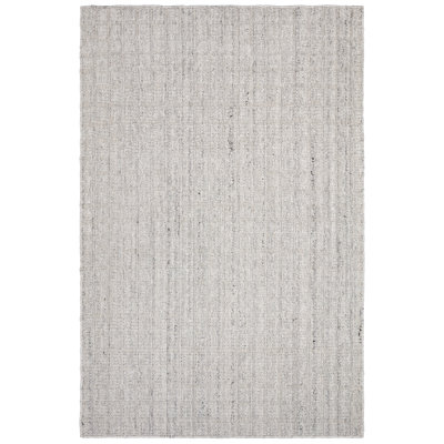 Kynan Handmade Solid Ivory Indoor Area Rug