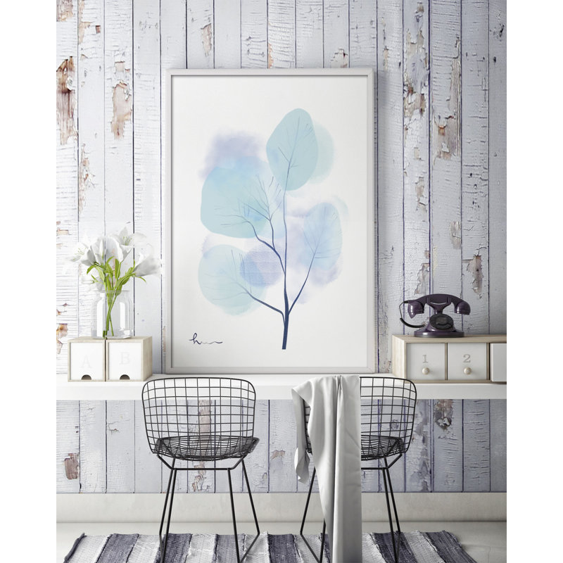 Thinking I by Maria Pareja - Single Picture Frame Painting, 62cm H x 42cm W x 3cm D