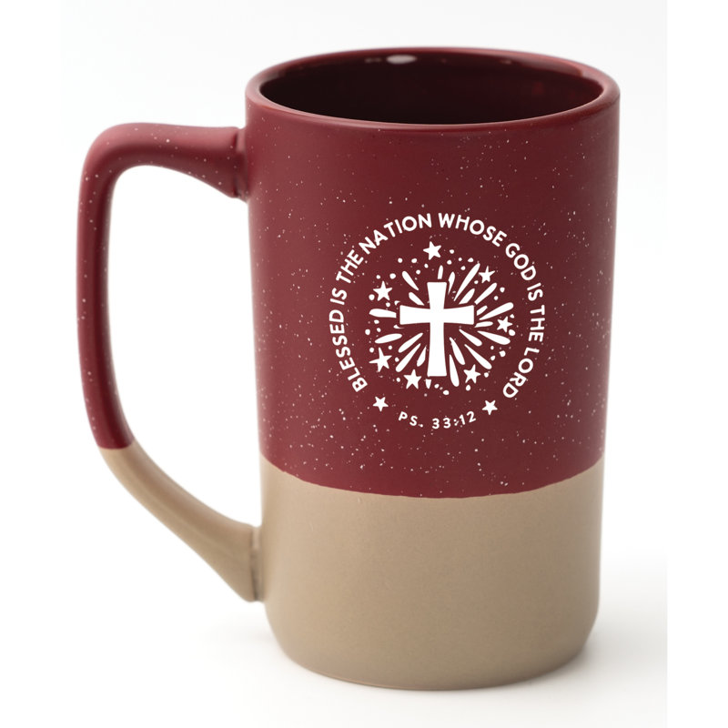 Blessed Is The Nation Designer Mug, 16oz