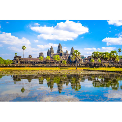 Leatta Angkor Wat In Cambodia by Â©FabianLeow - Wrapped Canvas Print