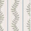 Graham & Brown Laurel Leaf Stripe Sky & Green Wallpaper