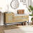 Shoe Storage Bench With Drawer And Cabinet, Rattan