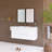 Orinate 48'' Wall Mounted Single Sink Bathroom Vanity with Resin Top-213382344