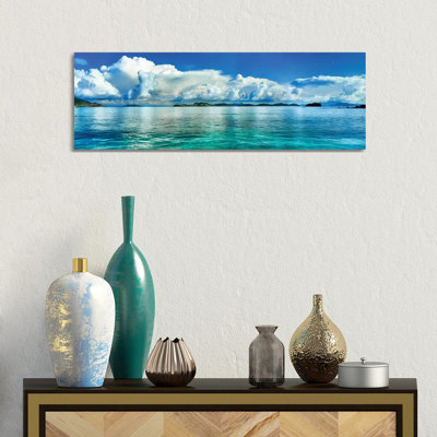 Sapphire Beach, St. Thomas, U.S. Virgin Islands by Panoramic Images - Wrapped Canvas Panoramic Print
