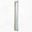 Miroir de plancher avec finition blanche vieillie