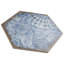 Carreau de porcelaine à motif hexagonal 9 po x 10 po Gaudi Lux