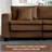 128" Wide U Shaped Sectional Sofa Couch Comfy Corduroy Modular Cloud Sofa-911990623