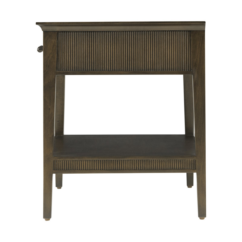 Lido 1 - Drawer Solid Wood Nightstand