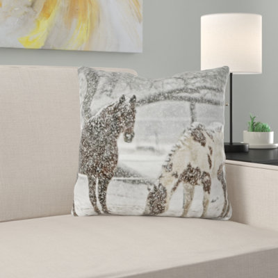 Microsuede Throw Pillow