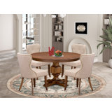 Red Barrel Studio 5-piece Dining table set included a Kitchen Table and ...