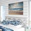 Oceanic Dreamscape Tropical Pattern III - Ensemble de housse de couette bord de mer-524736656