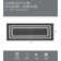 Double Border Machine Tufted Performance Dark Gray/White Rug