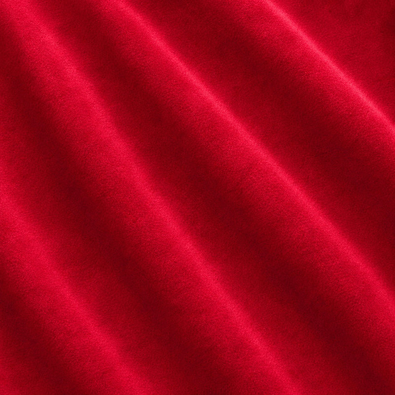 Solid Velvet | Tuscan Fabric, Crimson