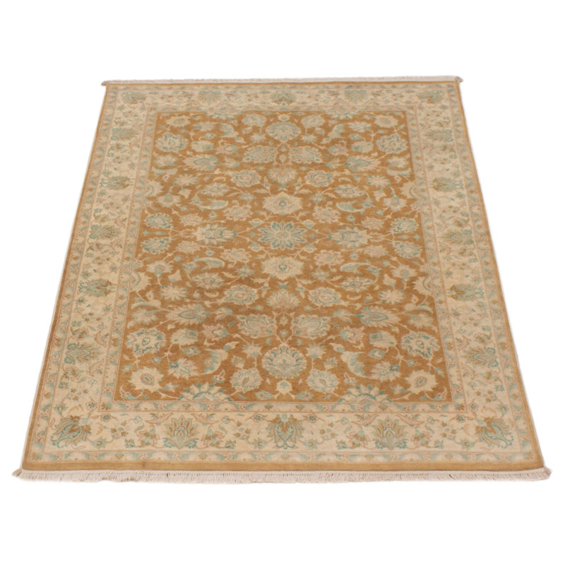 Tapis brun rectangulaire en laine 4 pi 2 po x 5 pi 11 po Alcimon
