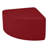 Upholstered Pie Ottoman 12" Height-101545354