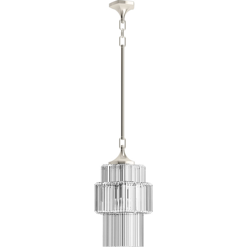 Luminaire suspendu 3 lumières Occasion, Nickel poli