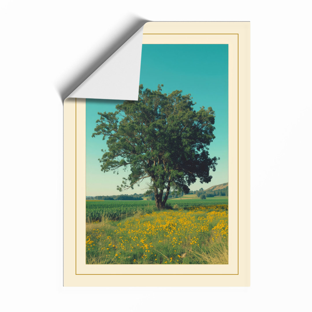 Pastoral Meadow Rustic - Framed Print