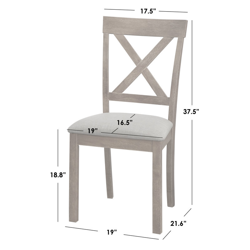 Chokio Dining Set, 7 Pieces: Table, 6 Chairs