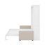 Grand lit escamotable avec coussin-541195480