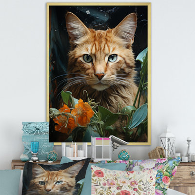 «Havana Brown Mystique Cat», reproduction sur toile