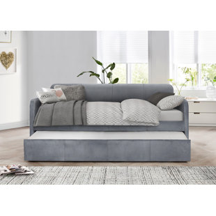 Tiara Upholstered UK Single - DE 90 X 190 Cm with Trundle