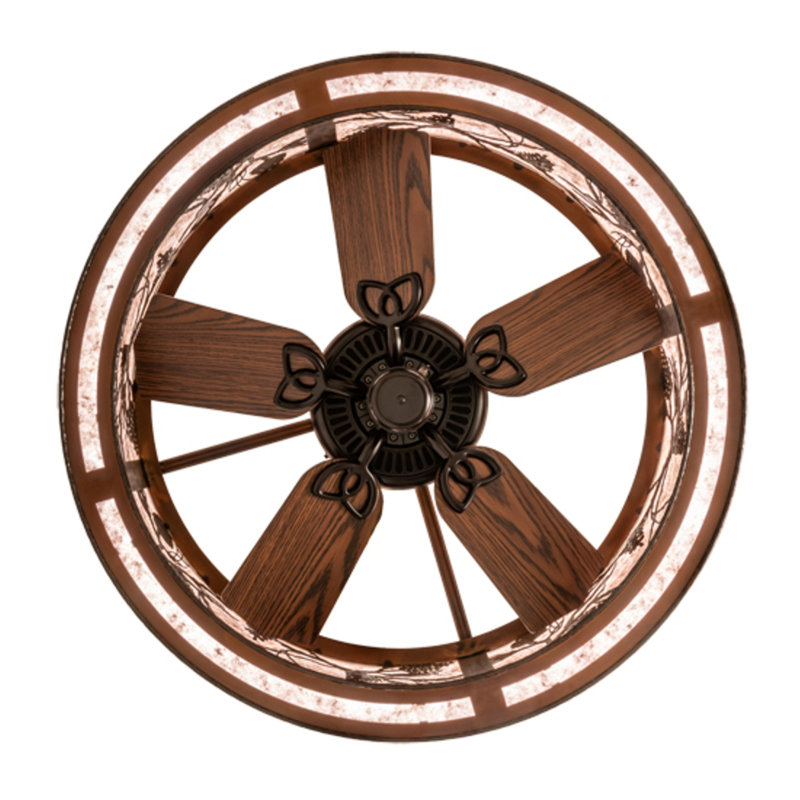 Whispering Pines LED Downrod Ceiling Fan