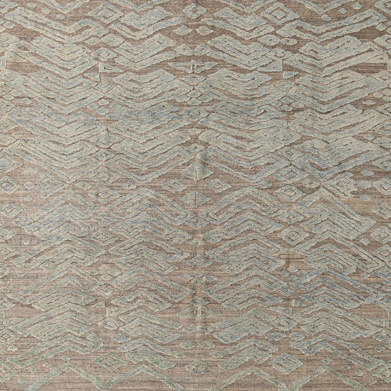 Abstract Indoor Rug, Square 6'