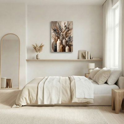 "Gallery Wrap", art mural sur toile pour le salon, la chambre à coucher, le bureau ou le vestibule - décoration murale décorative avec alambic botanique